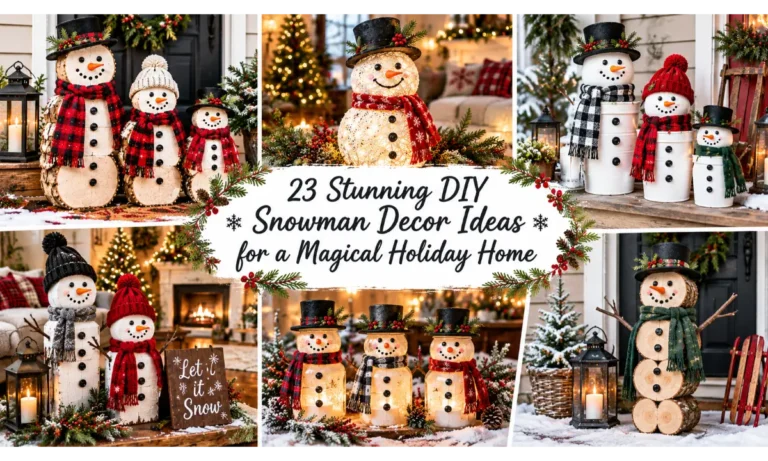 DIY Snowman Decor Ideas