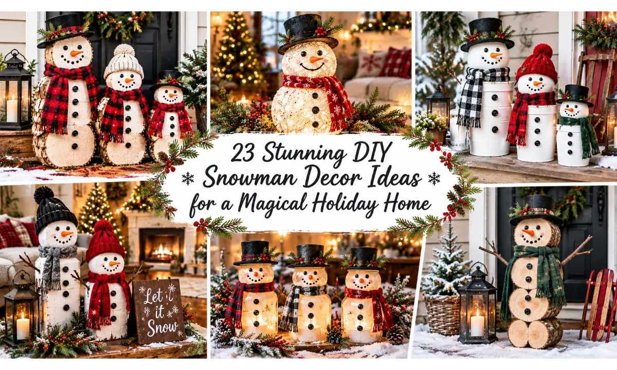 DIY Snowman Decor Ideas