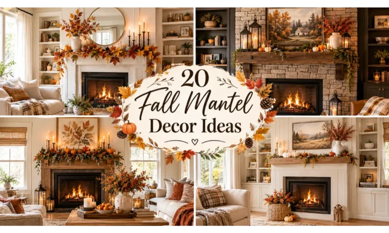 Fall Mantel Decor Ideas