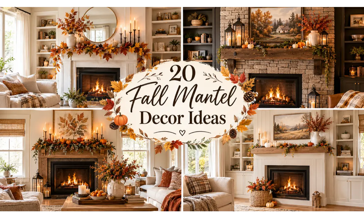 Fall Mantel Decor Ideas