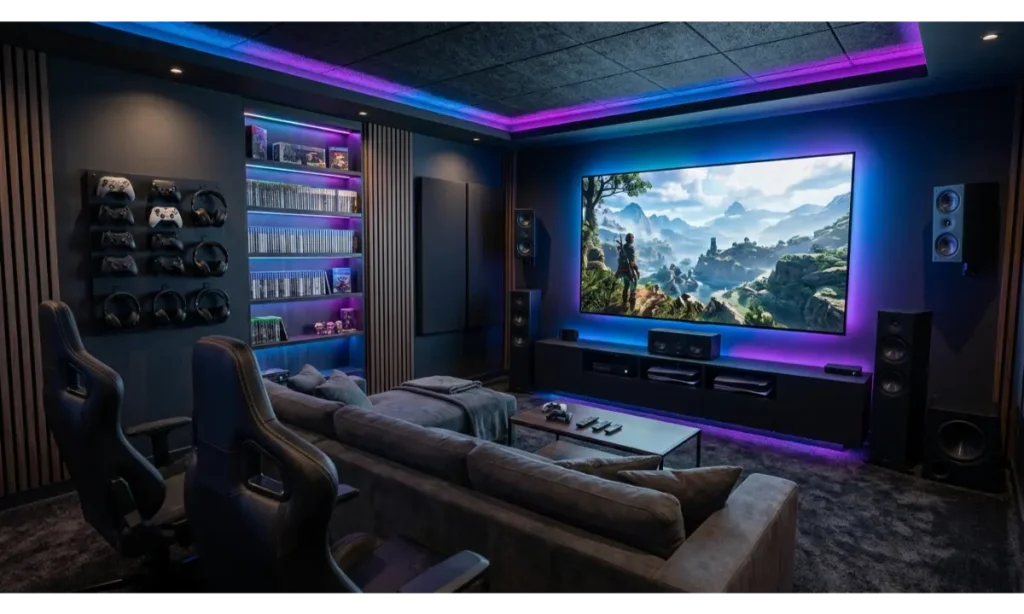 Gaming and Movie Theater Combo