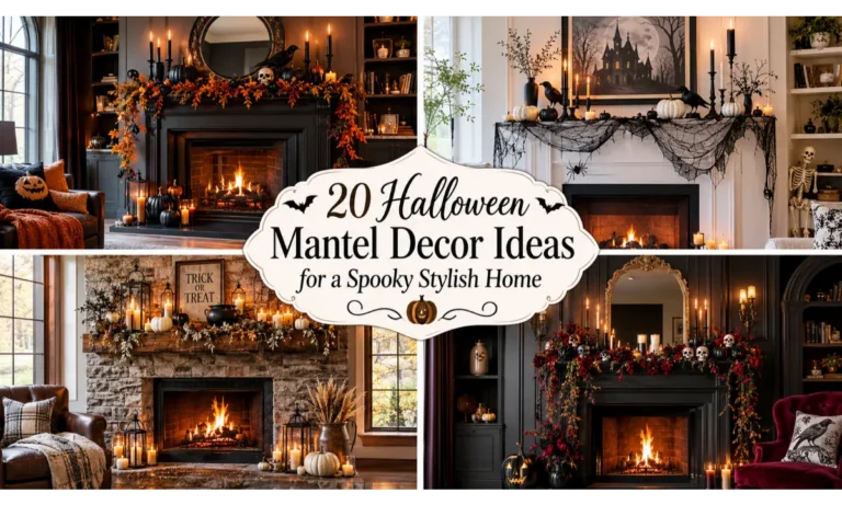 Halloween Mantel Decor Ideas