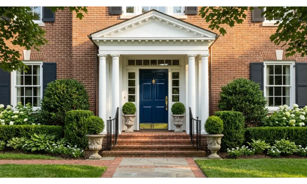 Highlight the Front Door With Classic Columns