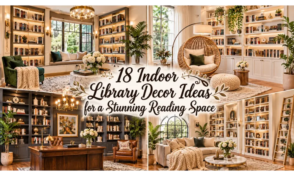 Indoor Library Decor Ideas