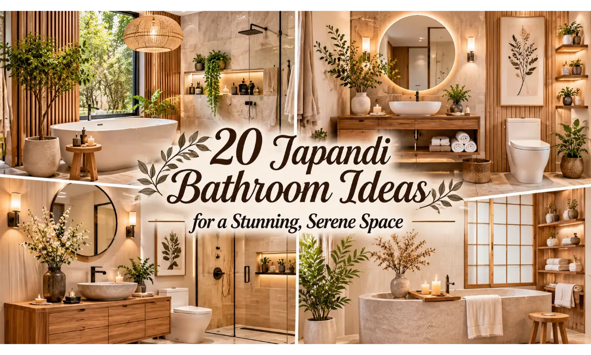 Japandi Bathroom Ideas