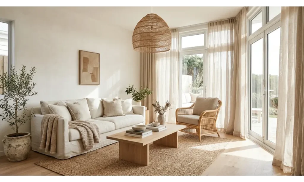 Layer Natural Textures for a Relaxed Beach House Look