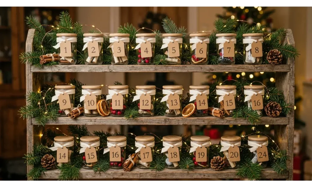 Mason Jar Advent Calendar