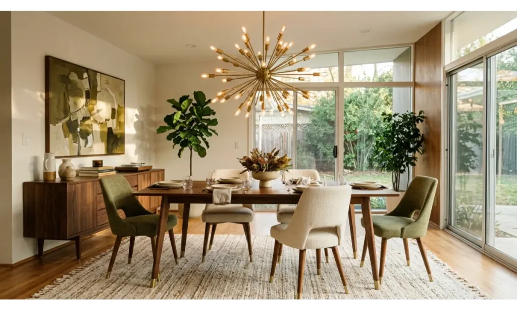Mid Century Modern Sputnik Chandelier