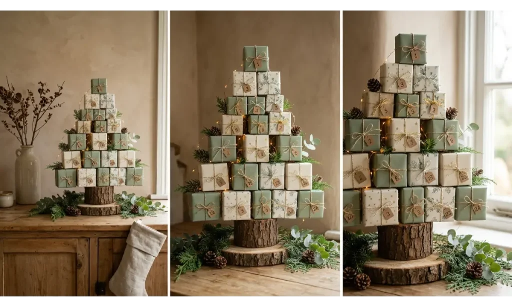 Mini Christmas Tree Advent Calendar