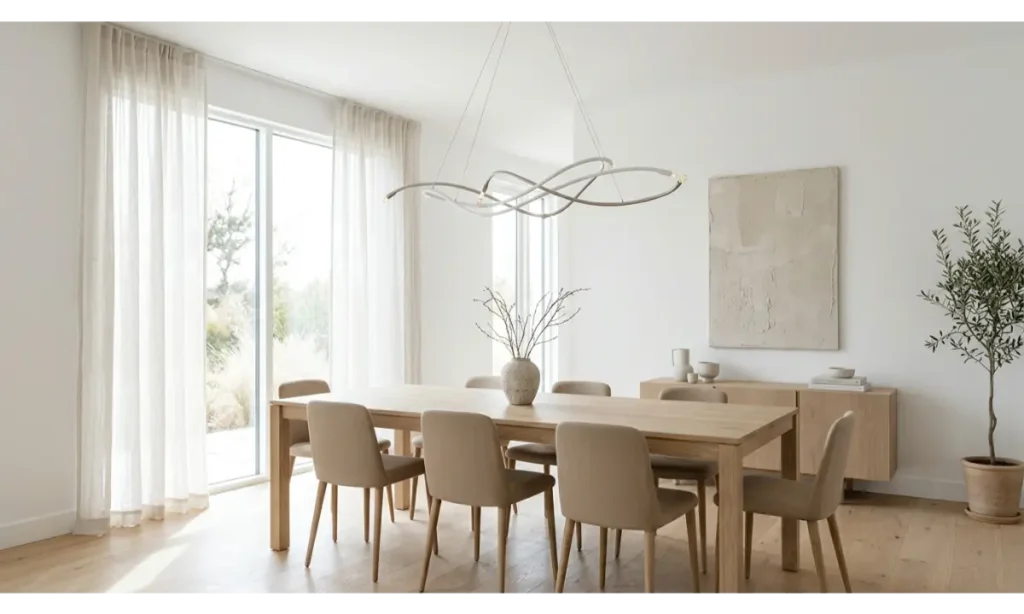 Minimalist Dining Room Chandelier