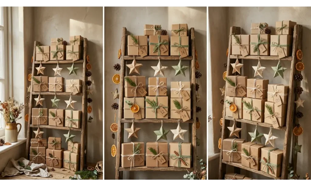 Recycled Cardboard Advent Calendar
