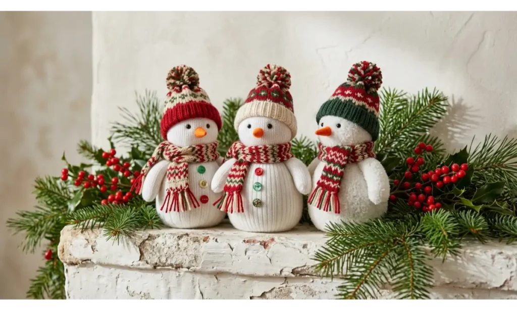 Sock Snowmen for Cozy Winter Decor