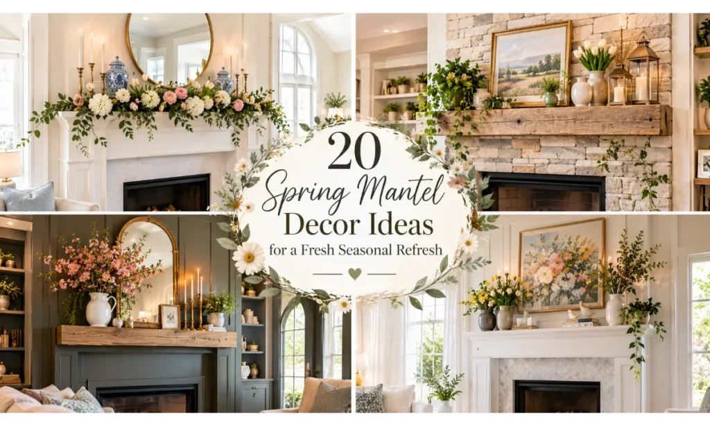 Spring Mantel Decor Ideas