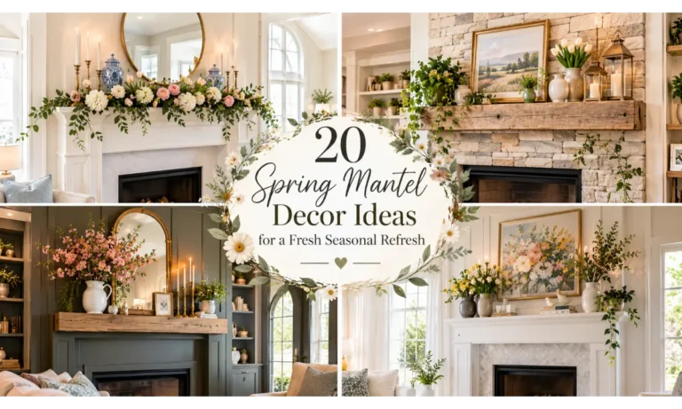 Spring Mantel Decor Ideas