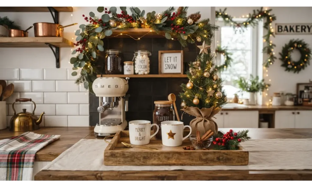 Style a Christmas Coffee Station