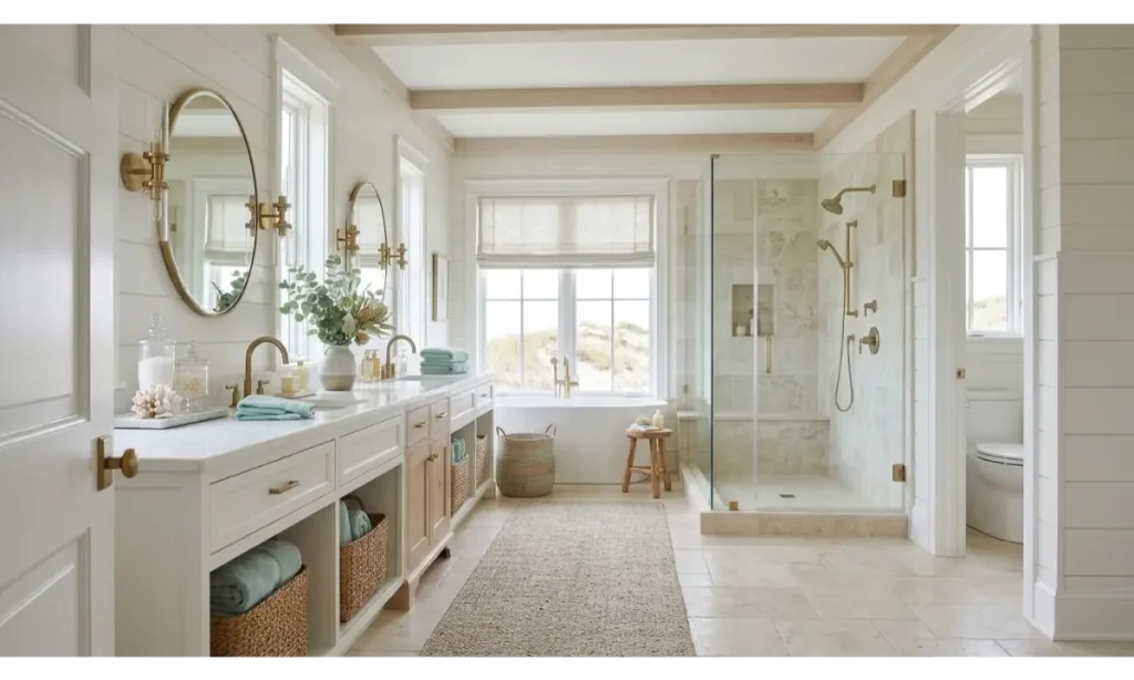 Style a Coastal Bathroom With Natural Materials