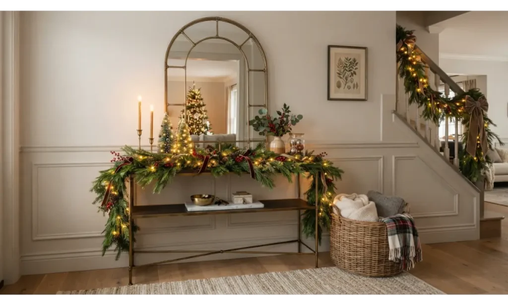 Style a Magical Christmas Entryway