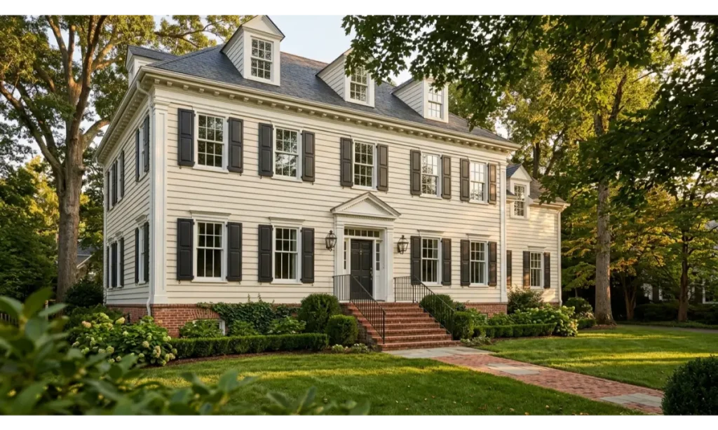Use White Trim for Timeless Contrast