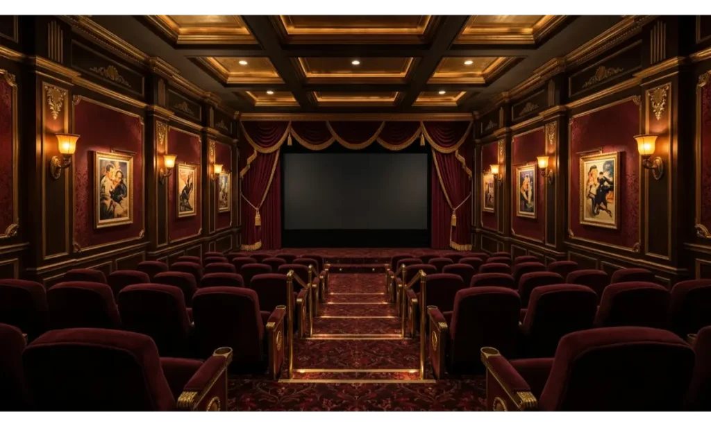 Vintage Hollywood Home Cinema