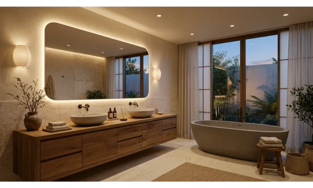 Warm Layered Lighting for a Relaxing Mood