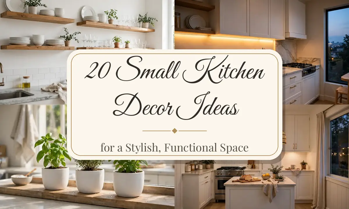 20 Small Kitchen Decor Ideas for a Stylish, Functional Space