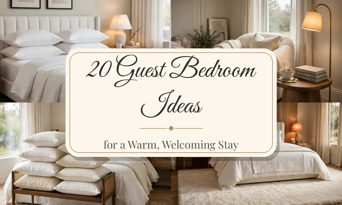 20 Guest Bedroom Ideas for a Warm, Welcoming Stay