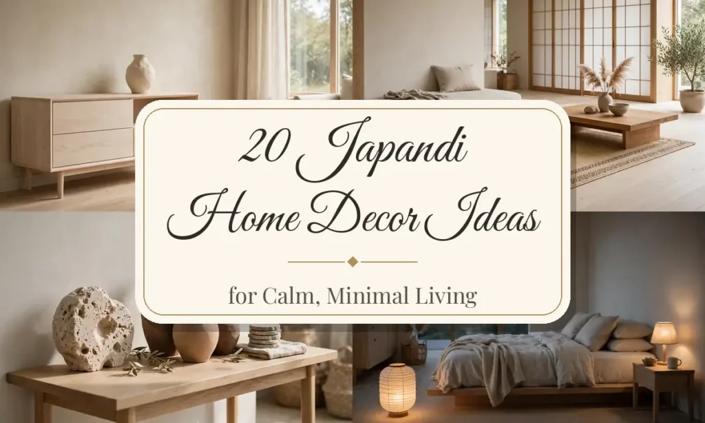 20 Japandi Home Decor Ideas for Calm, Minimal Living