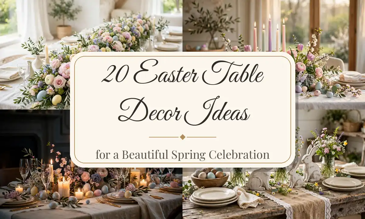 20 Easter Table Decor Ideas for a Beautiful Spring Celebration