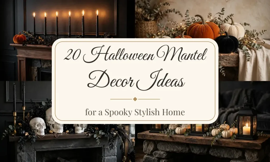 20 Halloween Mantel Decor Ideas for a Spooky Stylish Home