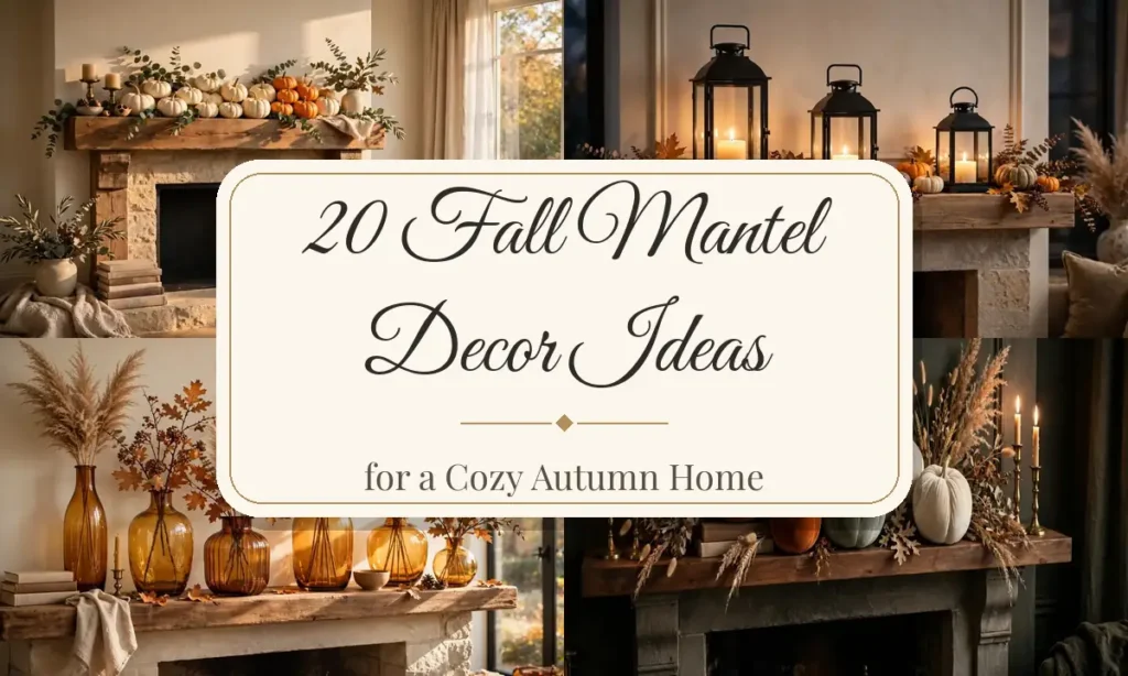 20 Fall Mantel Decor Ideas for a Cozy Autumn Home