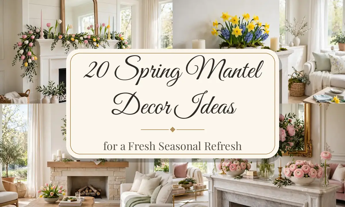 20 Spring Mantel Decor Ideas for a Fresh Seasonal Refresh